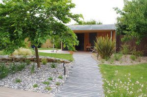 Aménagement extérieur : allée de jardin